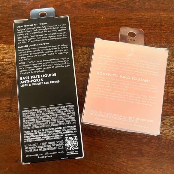 e.l.f. liquid Poreless Primer and Halo Glow Powder Puff - Picture 2 of 2